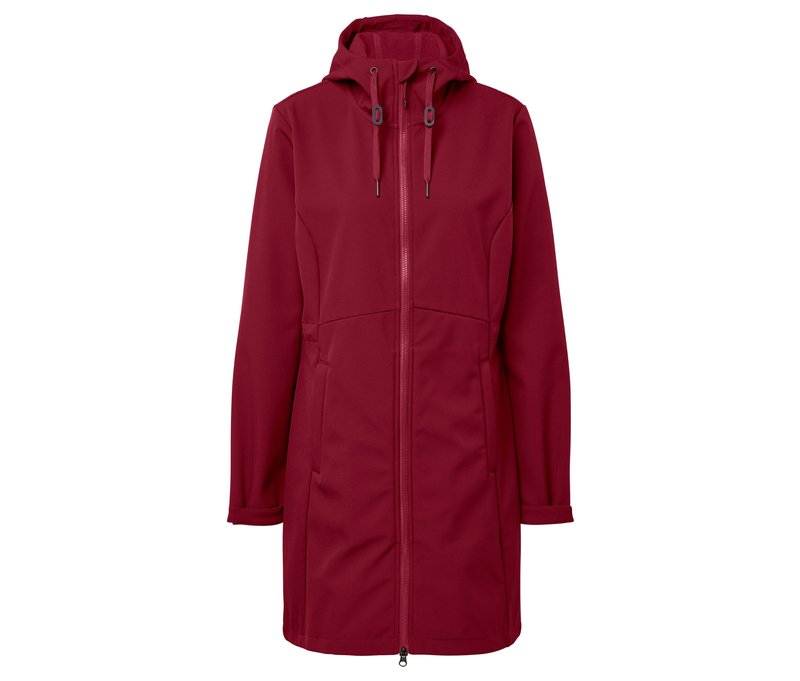 Tchibo - Softshellmantel - Damen - Gr. 36 - dunkelrot