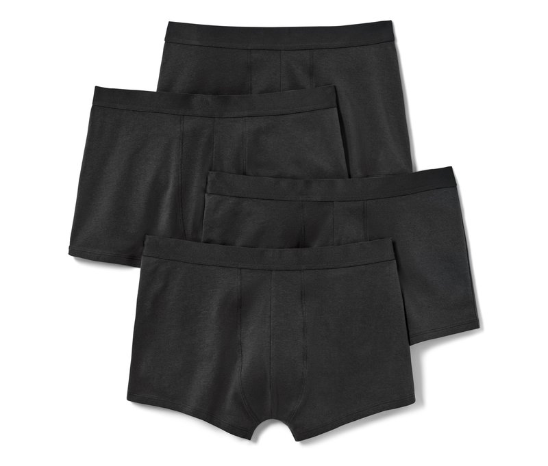 Tchibo - 4 Slipboxer - Herren - Gr. L/6 - schwarz