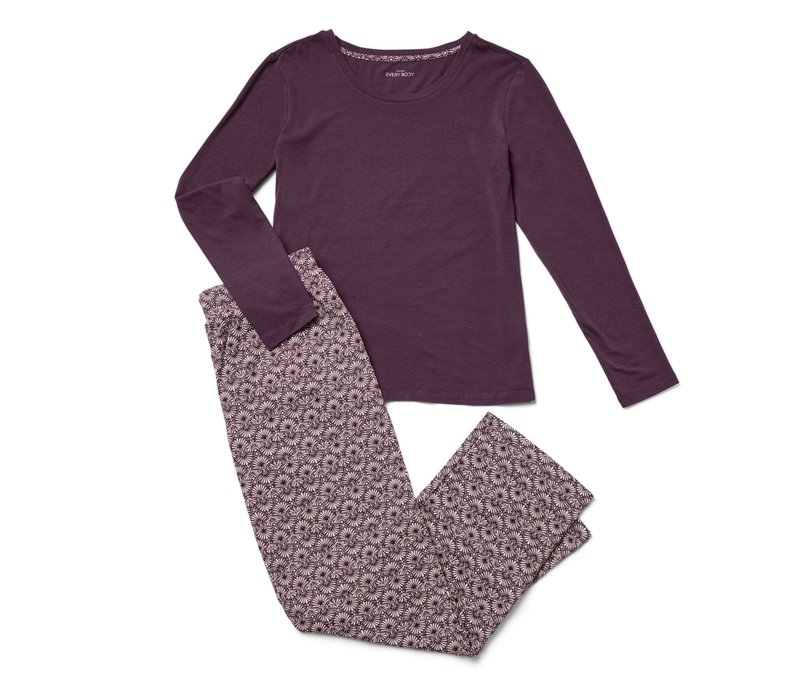 Tchibo - Pyjama - Damen - Gr. L - weiß