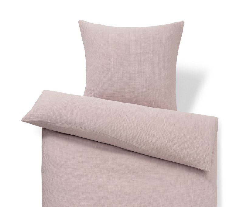 Tchibo - Musselin-Bettwäsche - rosé