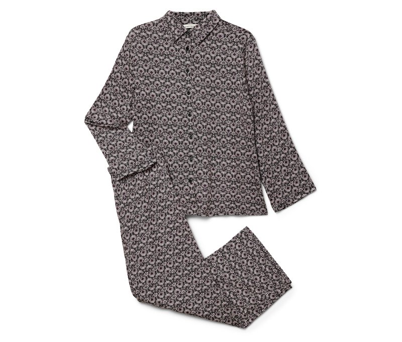 Tchibo - Web-Pyjama - Damen - Gr. 44 - weiß