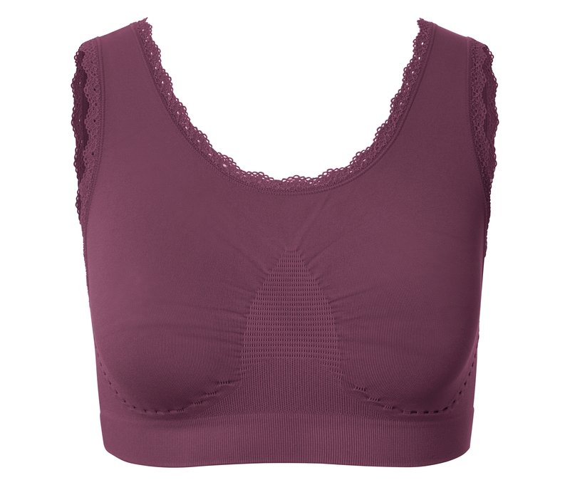 Tchibo - Seamless-Bustier - Damen - Gr. S - bordeaux