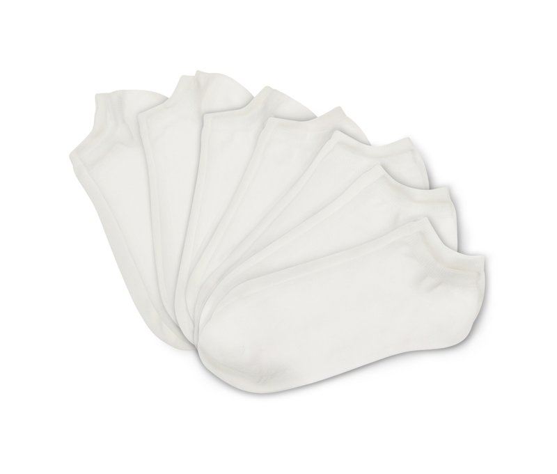 Tchibo - 7 Paar Sneakersocken - Herren - Gr. 41-43 - weiß