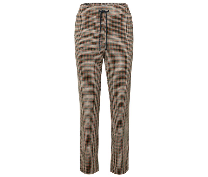 Tchibo - Joggpants mit Hahnentritt-Jacquard - Damen - Gr. XXL - mehrfarbig/jacquard