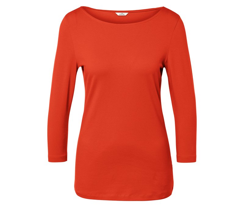 Tchibo - Shirt mit 3/4-Arm - Damen - Gr. XXL - orange