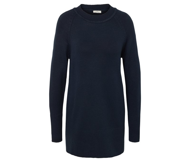 Tchibo - Langer Strickpullover - Damen - Gr. S - dunkelblau