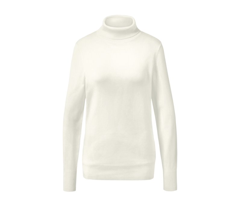 Tchibo - Feinstrick-Rollkragenpullover - Damen - Gr. XXL - creme