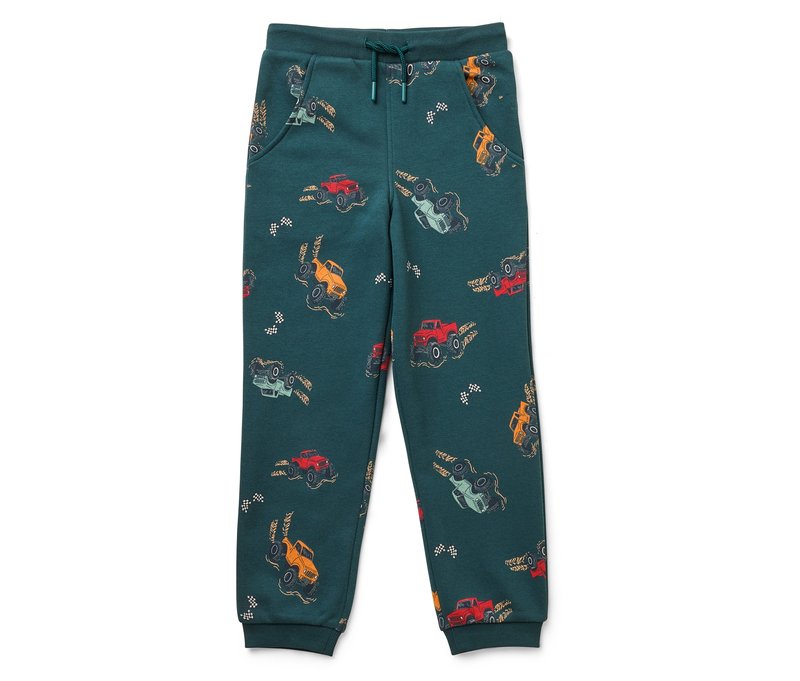 Tchibo - Kinder-Jogginghose - Jungen - Gr. 98/104 - dunkelgrün