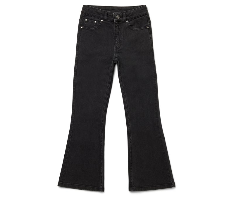 Tchibo - Kinder-Slim-Jeans Flared – Fit »Pia« - Damen - Gr. 146 - blau