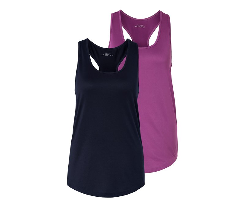 Tchibo - 2 Funktionstops - Damen - Gr. L - dunkelblau