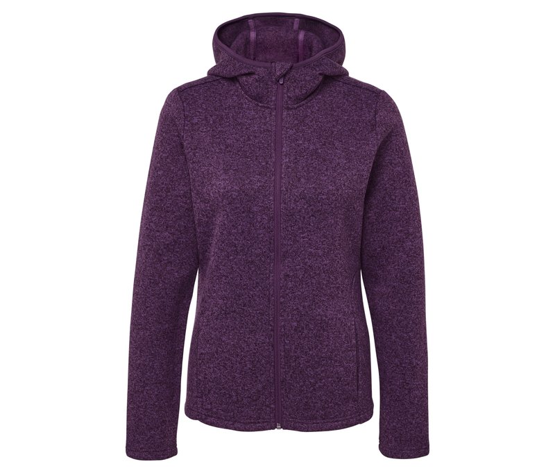 Tchibo - Strickfleece-Jacke - Damen - Gr. XL - lila