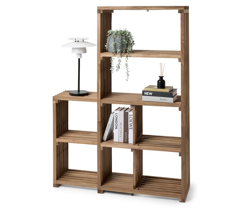 Tchibo - Ausziehbares Regal »Fleksibel« - 75x33,5x160,5cm - akazie - Akazienholz