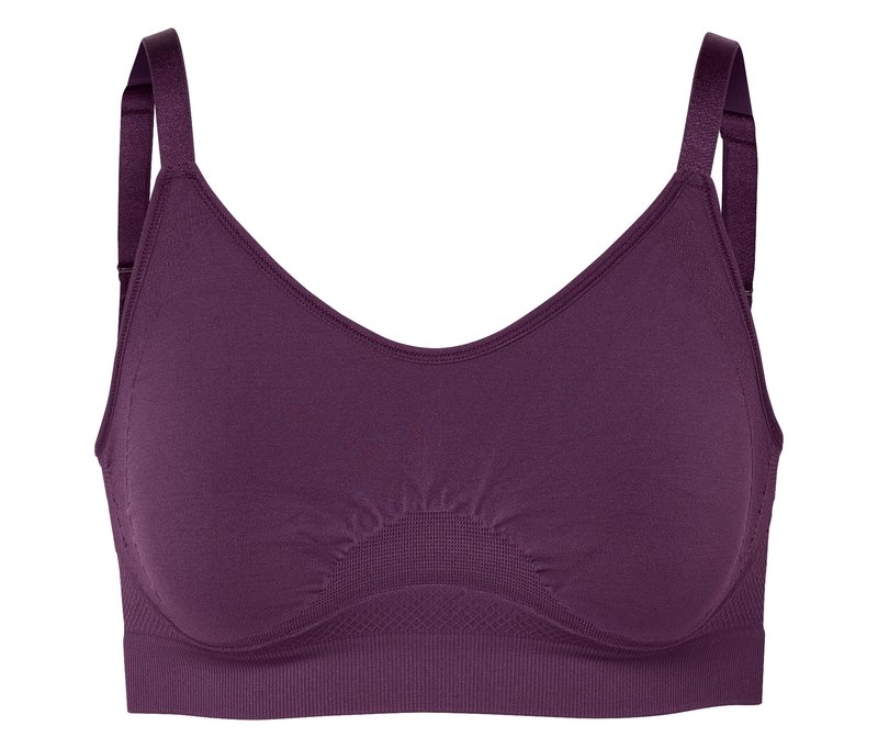 Tchibo - Seamless-Sport-BH - Damen - Gr. L - pflaume