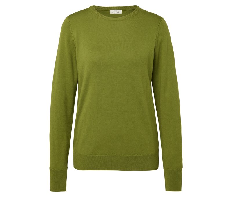 Tchibo - Merino-Feinstrickpullover - Damen - Gr. S - hellgrün
