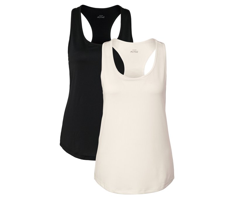 Tchibo - 2 Funktionstops - Damen - Gr. M - schwarz