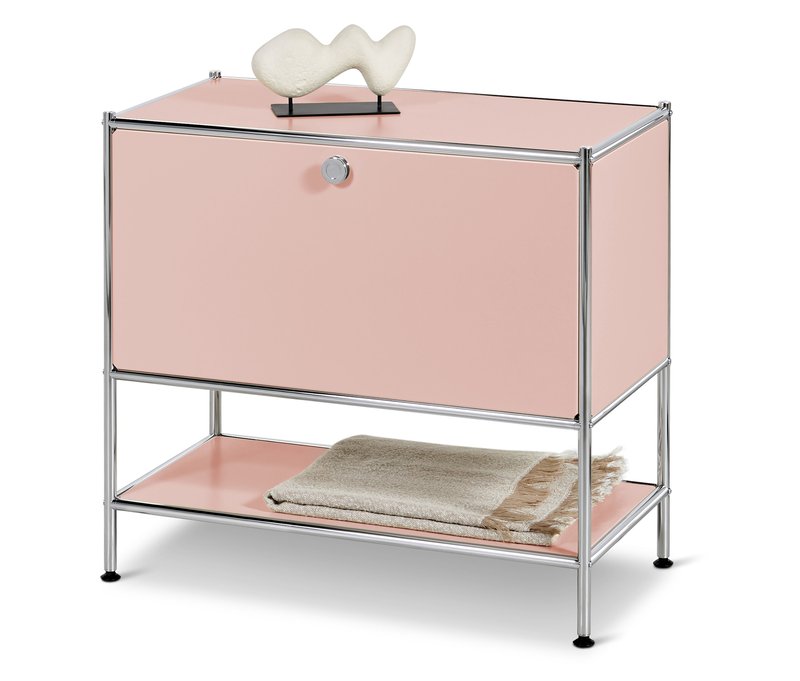 Tchibo - Sideboard Metall »Cn3« mit 1 Klappenfach - 77,5x40x71,5cm - chrom - Stahl / Aluminium / Kunststoff