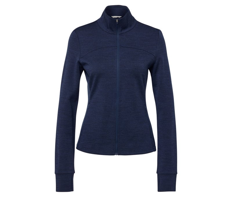 Tchibo - Funktionsjacke mit RWS-zertifizierter Wolle - Damen - Gr. XS - dunkelblau