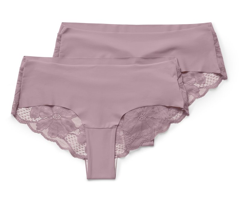 Tchibo - 2 Magic-Cut-Brazil-Slips - Damen - Gr. L - rosa