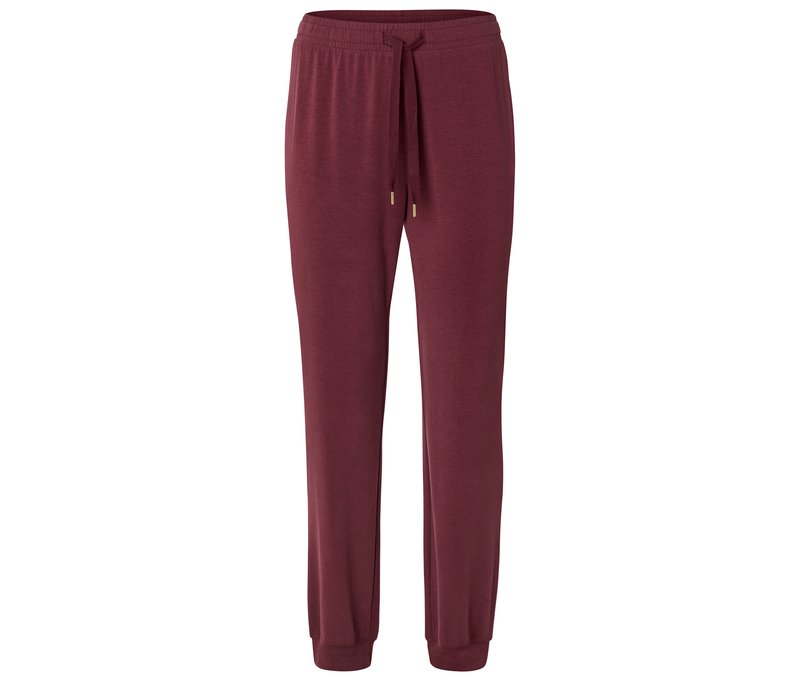 Tchibo - Pyjamahose - Damen - Gr. M - bordeaux
