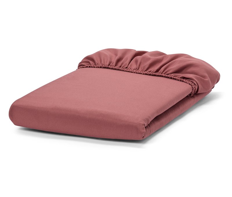 Tchibo - Microfaser-Spannbettlaken - rosa