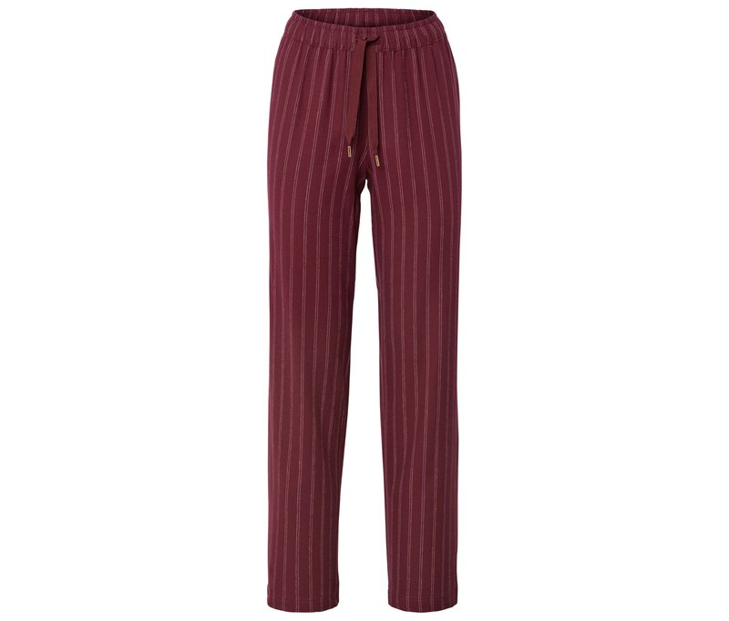 Tchibo - Flanell-Relaxhose - Damen - Gr. 42 - bordeaux