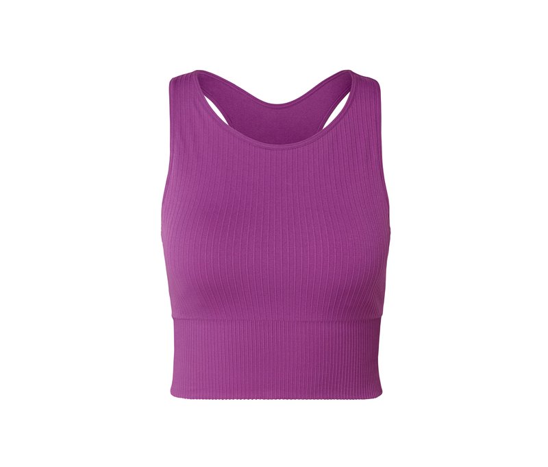 Tchibo - Seamless-Sport-Bralette - Damen - Gr. L - violett