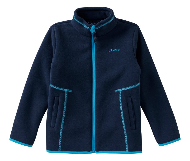 Tchibo - Jako-O Kuschelfleecejacke mit Stehkragen - Herren - Gr. 152/158 - blau