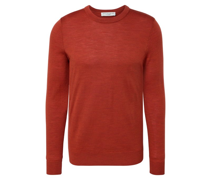 Tchibo - Merino-Pullover - Herren - Gr. S - orange