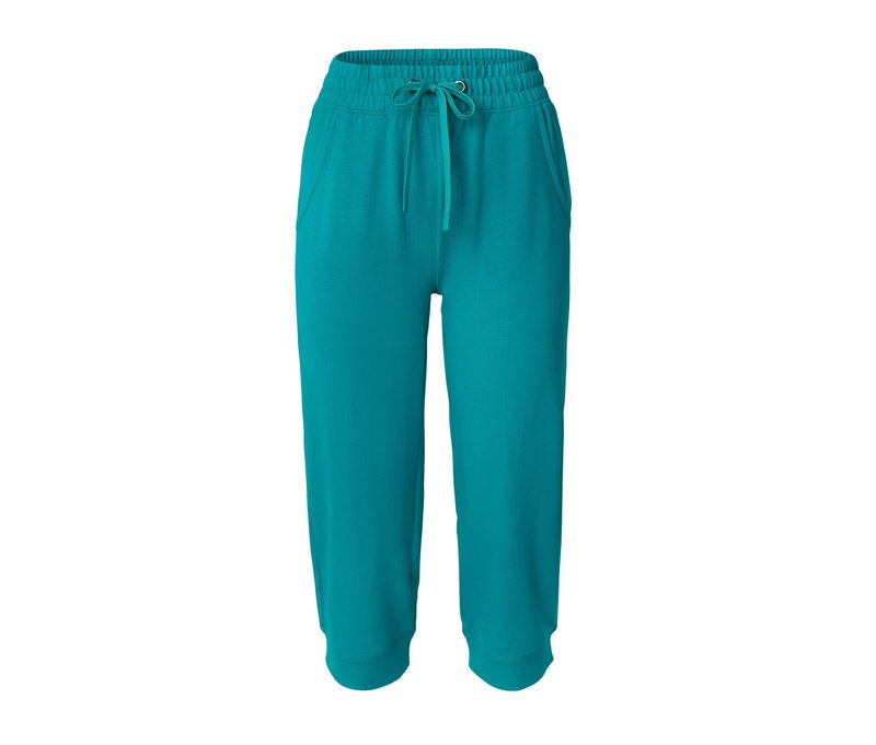 Tchibo - 3/4-Sweathose - Damen - Gr. L - türkis