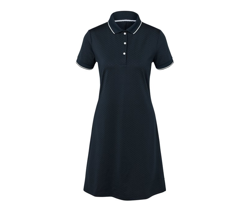 Tchibo - Sportkleid - Damen - Gr. 44 - dunkelblau/gepunktet