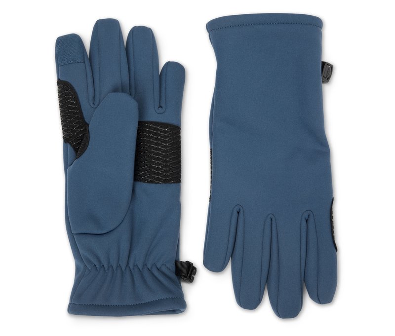 Tchibo - Kinder-Softshellhandschuhe - Jungen - Gr. 134/140 - dunkelblau
