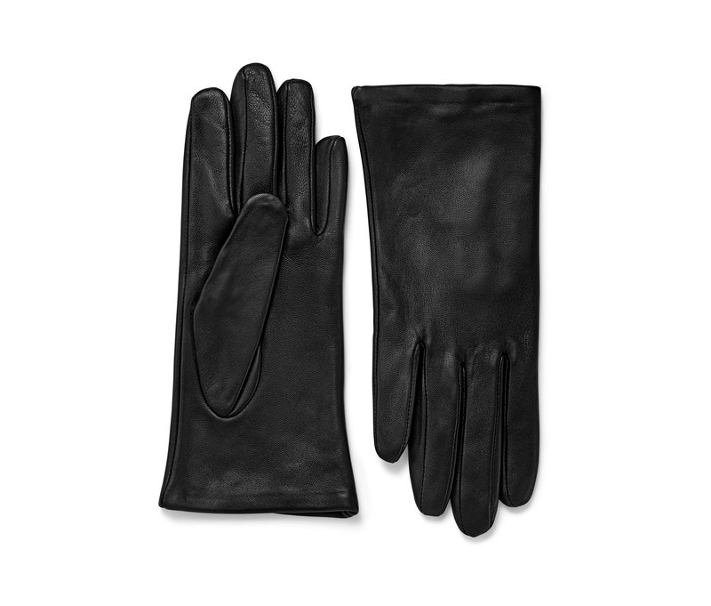 Tchibo - Lederhandschuhe - Damen - Gr. 7,5 - schwarz