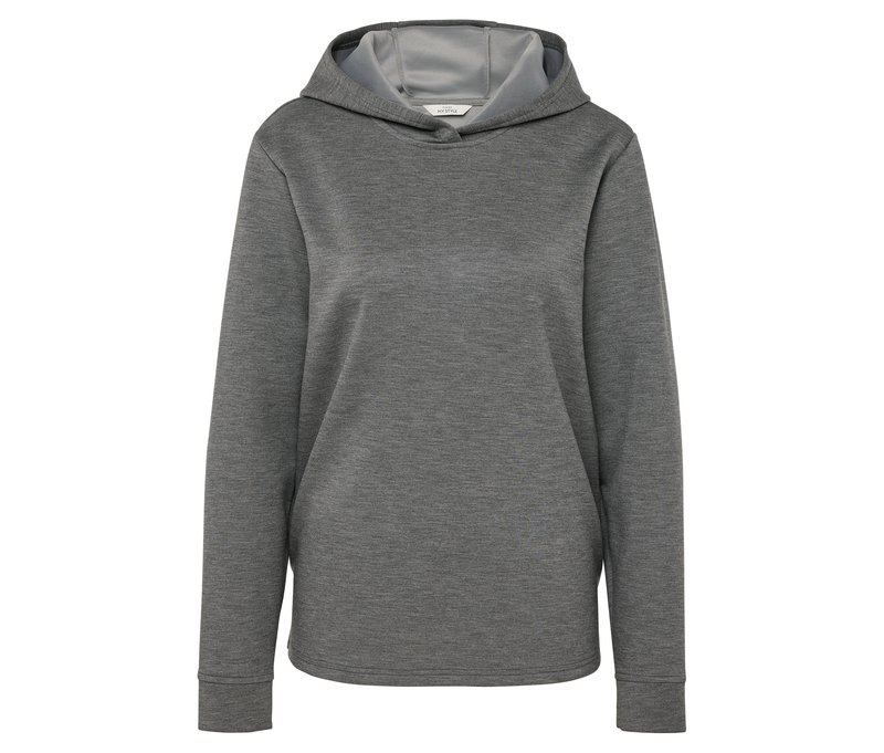 Tchibo - Hoodie aus Modal-Mix - Damen - Gr. M - grau