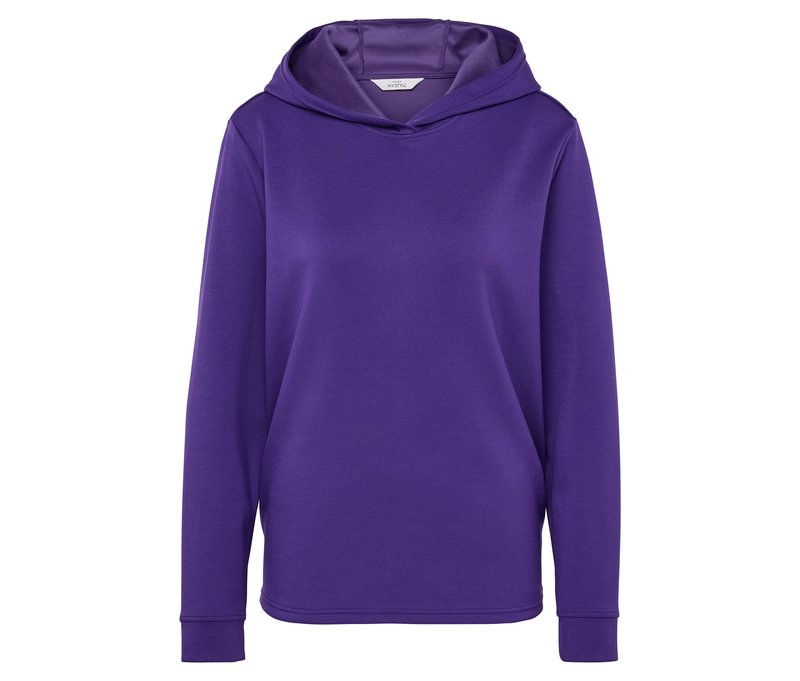 Tchibo - Hoodie aus Modal-Mix - Damen - Gr. L - lila