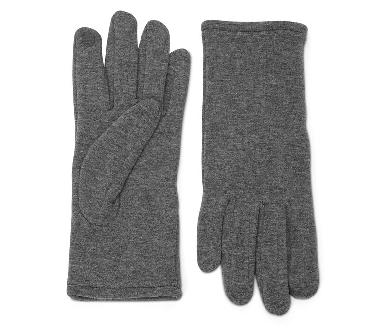 Tchibo - Sweathandschuhe - Damen - Gr. 7 - grau