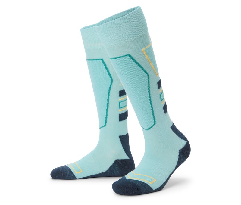 Tchibo - 2 Paar Kinder-Thermo-und-Skisocken - Herren - Gr. 35-38 - apricot