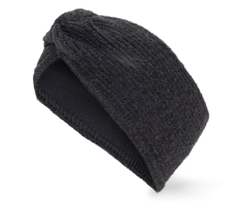 Tchibo - Strick-Stirnband - anthrazit
