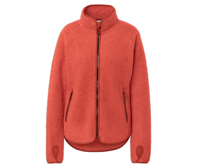 Tchibo - Teddyfleece-Jacke - Damen - Gr. M - orange