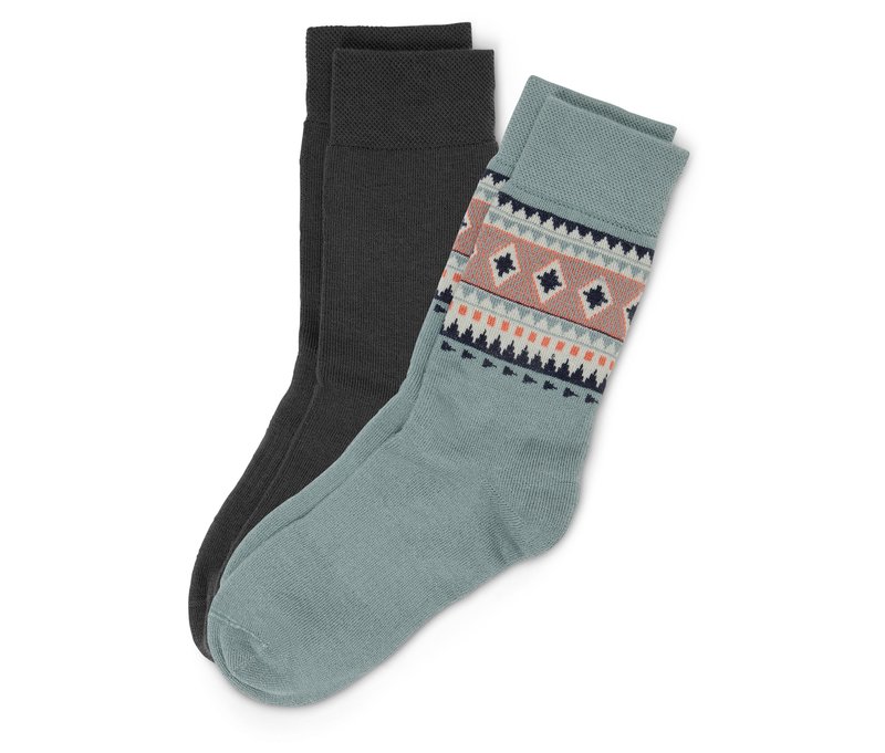 Tchibo - 2 Paar Thermosocken - Damen - Gr. 35-38 - dunkelgrau