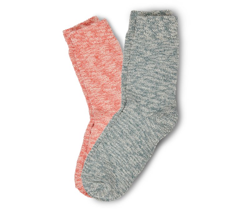 Tchibo - 2 Paar Stricksocken - Damen - Gr. 35-38 - orange