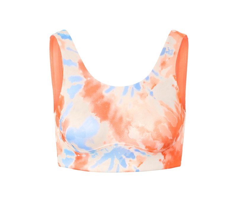 Tchibo - Sportbustier - Damen - Gr. S - orange/print