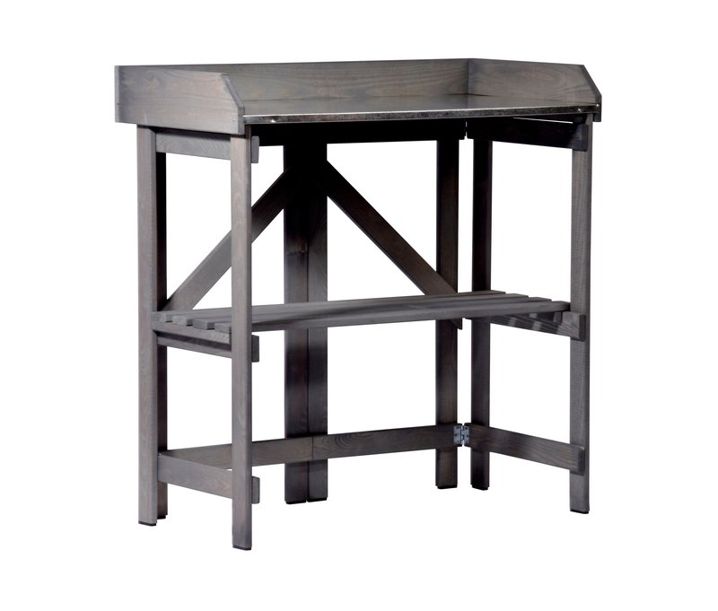 Tchibo - Pflanztisch - 44x85x89cm - anthrazit - Holz