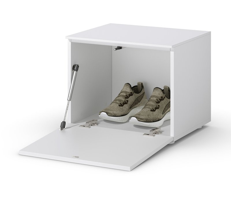 Tchibo - Sitzbank - 50x40x41cm - weiß - Holz / Kunststoff