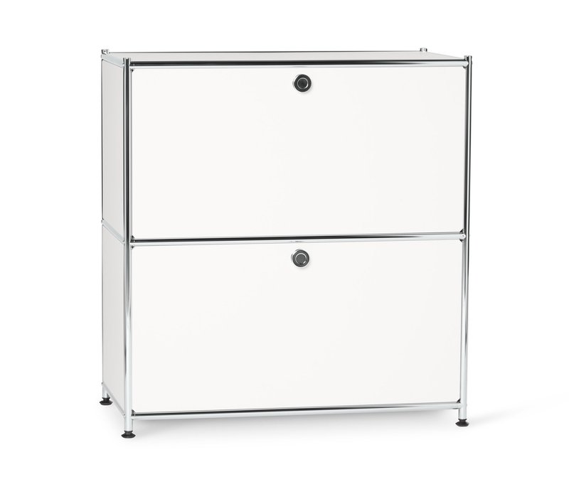 Tchibo - Sideboard Metall »Cn3« - 77x40x83cm - chrom - Stahl / Aluminium / Kunststoff