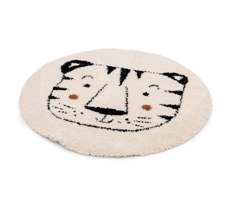 Tchibo - Kinderteppich Nomad Tiger - weiß