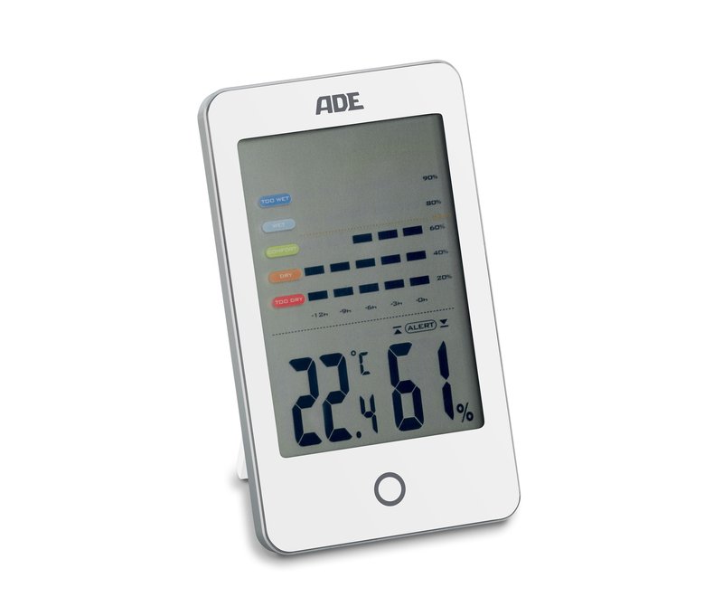 Tchibo - ADE Digitales Hygrometer mit Schimmelalarm - weiß