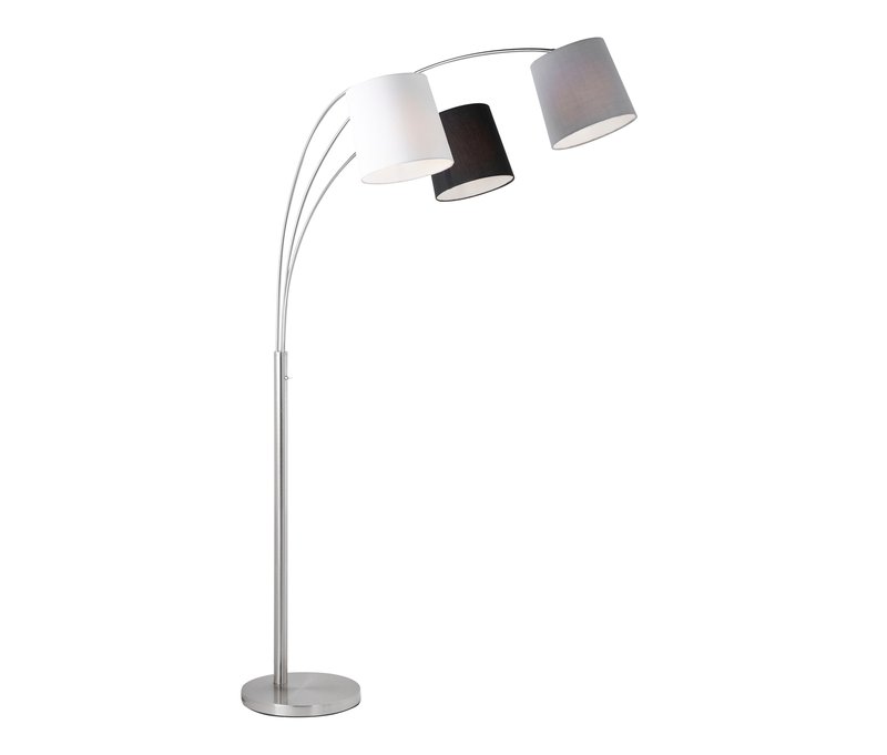 Tchibo - Just Light Stehleuchte »Melvin« - 100x70x190cm - silber - Eisen