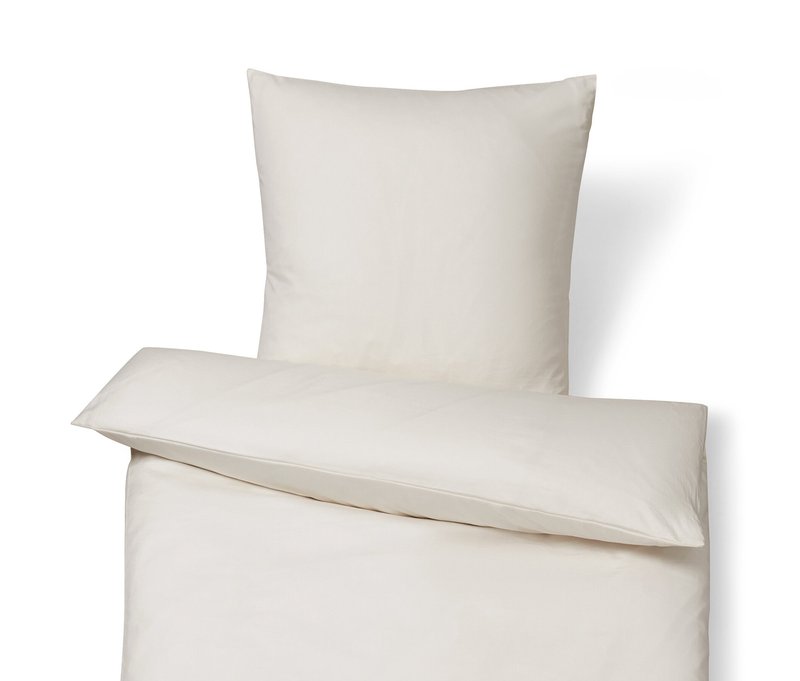 Tchibo - Baumwollsatin-Bettwäsche - offwhite