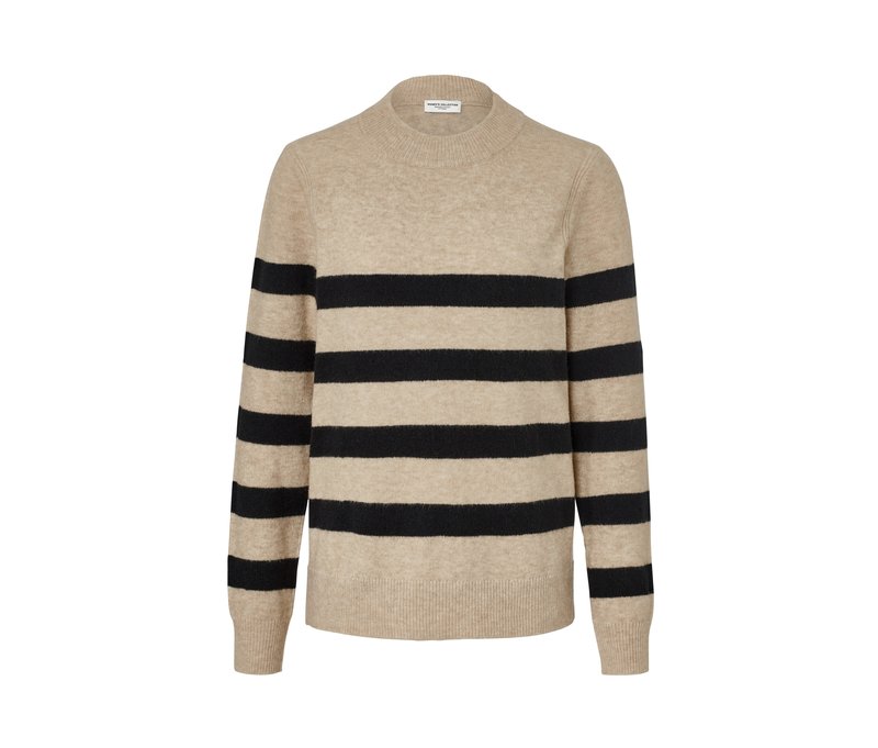 Tchibo - Gestreifter Strickpullover - Damen - Gr. XL - schwarz/gestreift