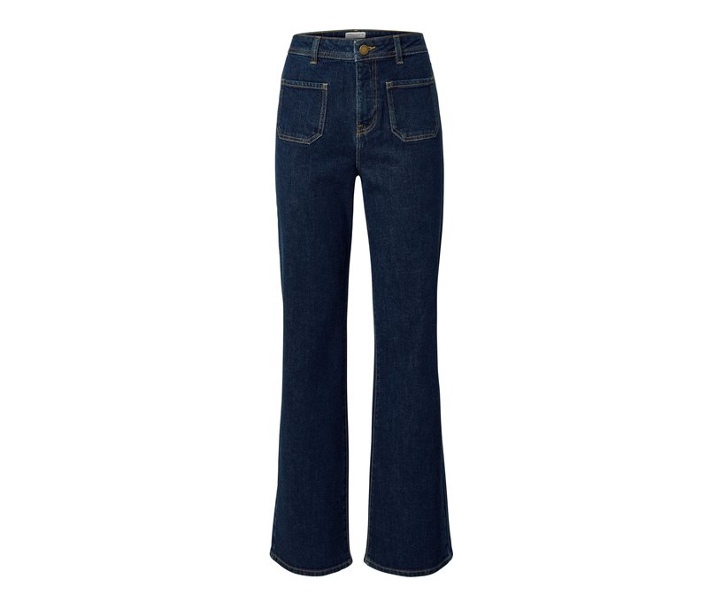 Tchibo - Flared Jeans – Fit »Cara« - Damen - Gr. 38 - dunkelblau